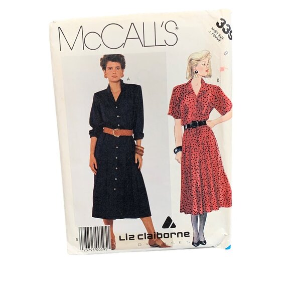 McCalls 3395 Liz Claiborne Dress Pattern Sz 8 - uncut - Picture 1 of 2